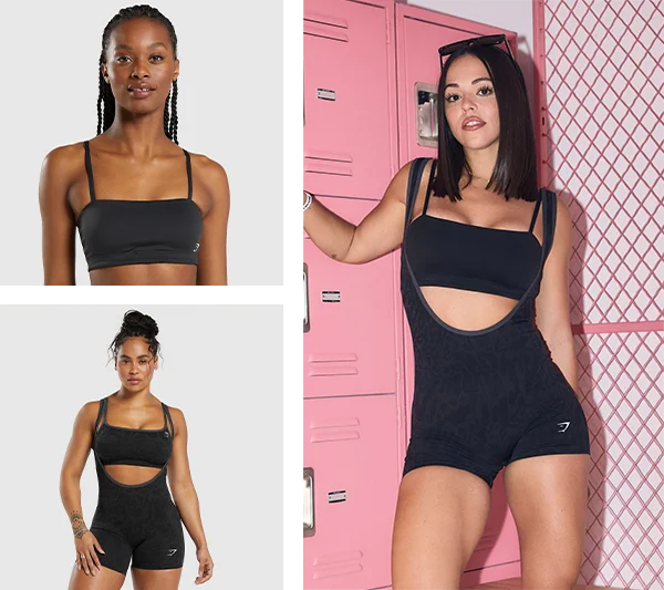 Featuring Adapt Safari All In One & Bandeau Sports Bra.