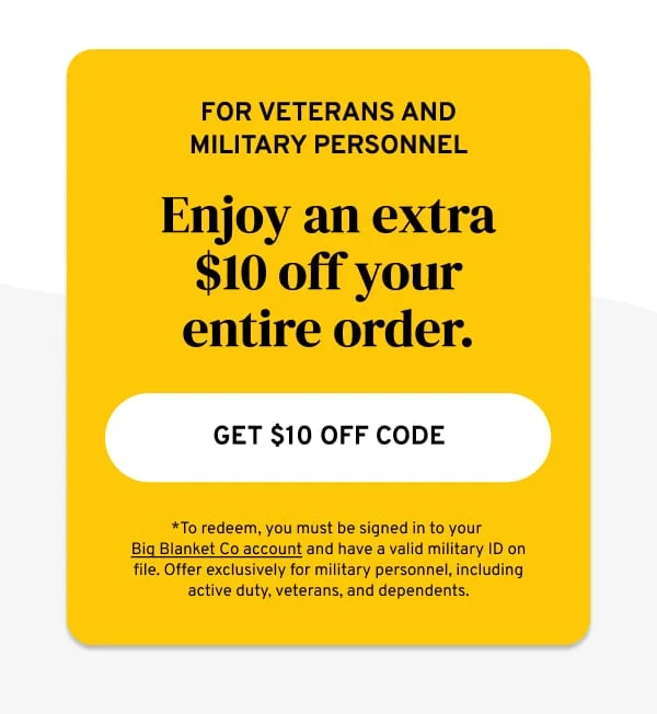 Enjoy an extra $10 off your entire order.