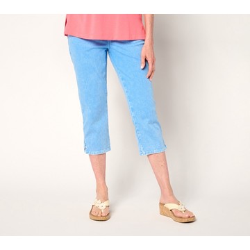 Belle by Kim Gravel Regular Delray Denim Capri Pant