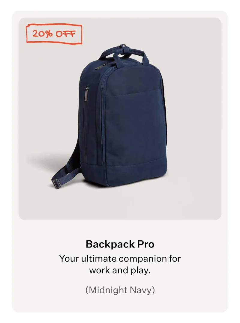 BackPack Pro: Your ultimate companion for work and play. | Midnight Navy