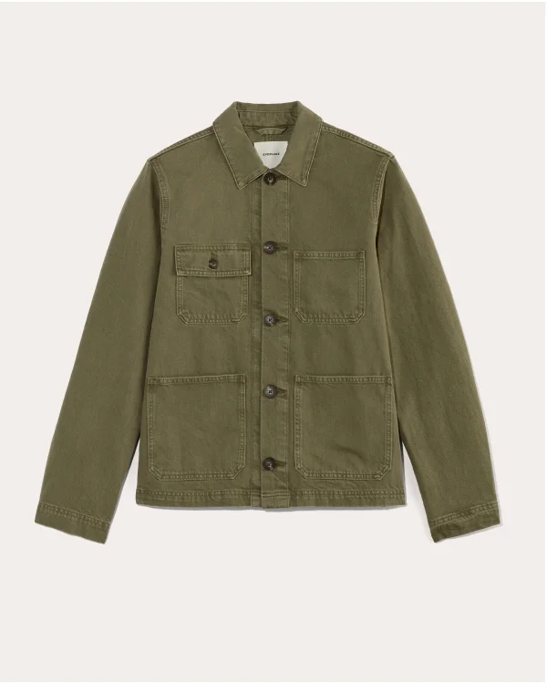 [Image] The Denim Utility Jacket | Garment-Dyed Kalamata