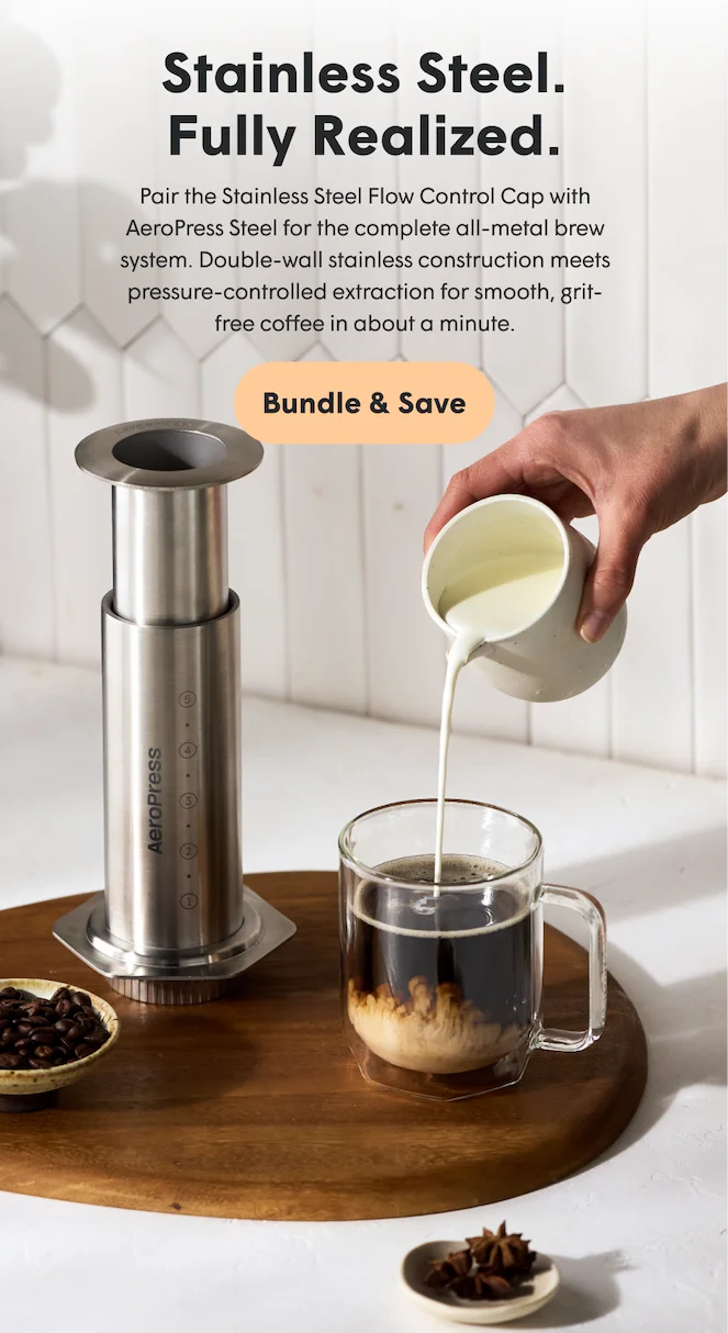 Aeropress Steel + SS FCC Bundle