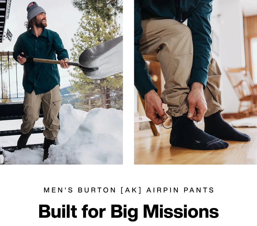 Men's Burton [ak] Airpin Pants: Built for Big Missions