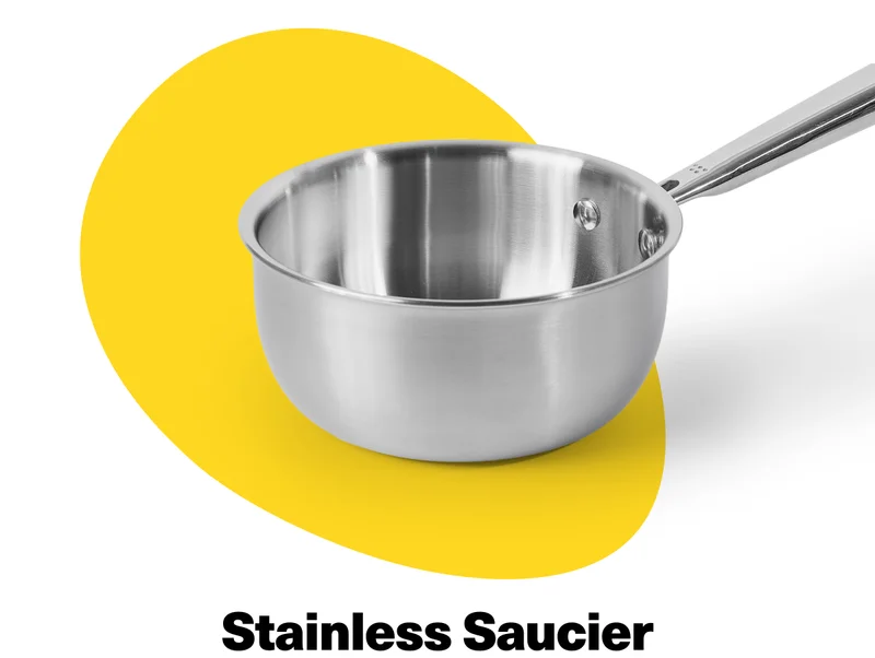Stainless saucier
