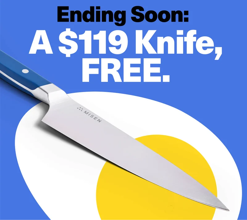 Ending soon | A $119 knife, free