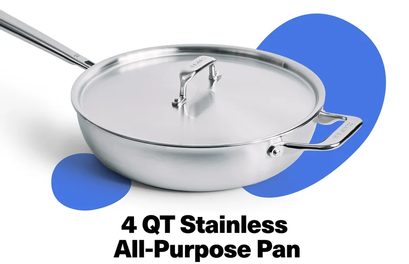 4 qt stainless all-purpose pan