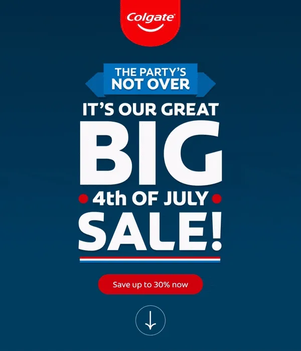 The party's not over It's our great BIG 4th of July Sale! Save up to 30% now