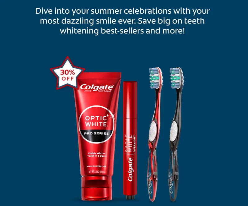 Dive into your summer celebrations with your most dazzling smile ever. Save big on teeth whitening best-sellers and more!