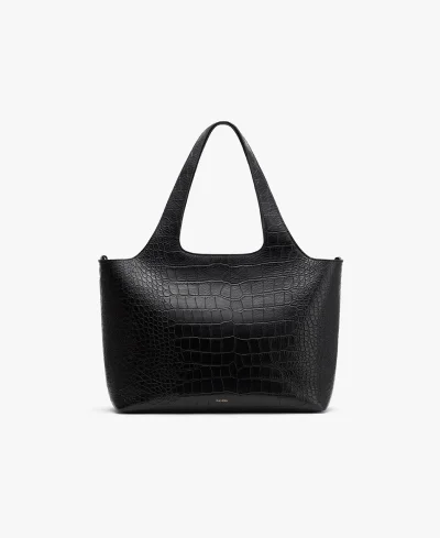 Black Croco System Tote