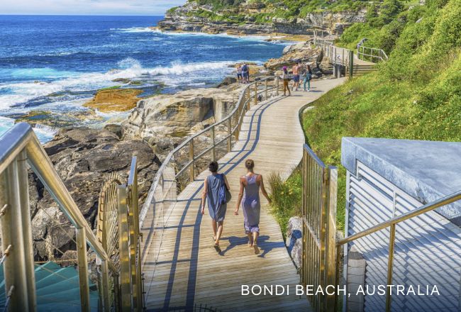 World Cruise 2027, Bondi Beach, Australia – Click to Learn More