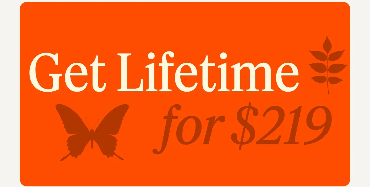 Lifetime access for $219