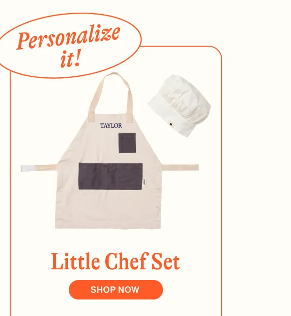 Little Chef Set. Shop Now. Personalize it!