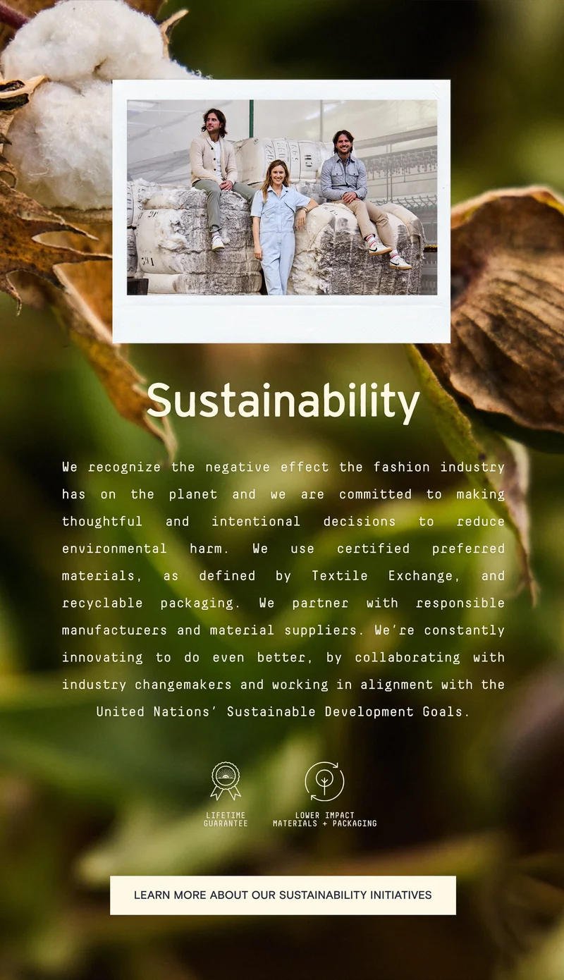 Sustainability