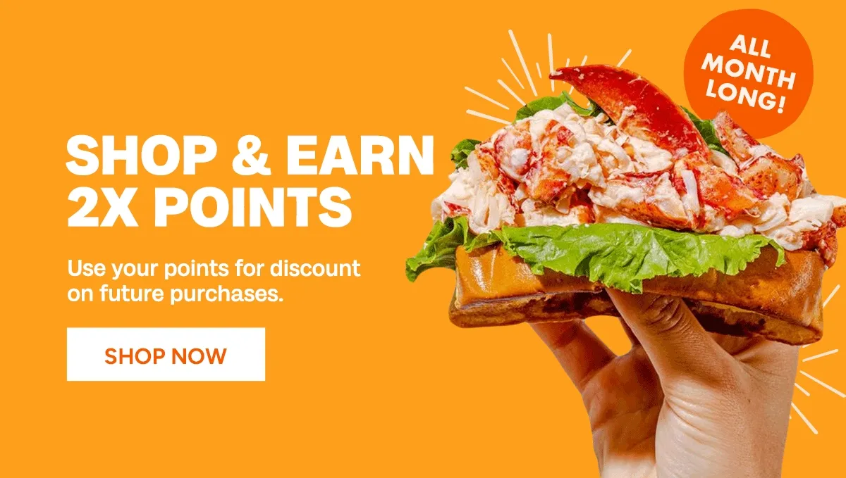 Shop & Earn 2x Points