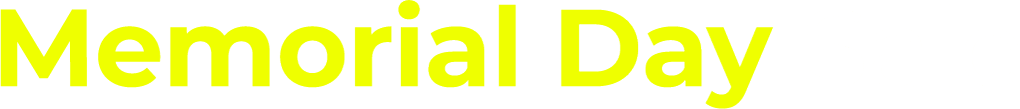 Memorial Day Sale