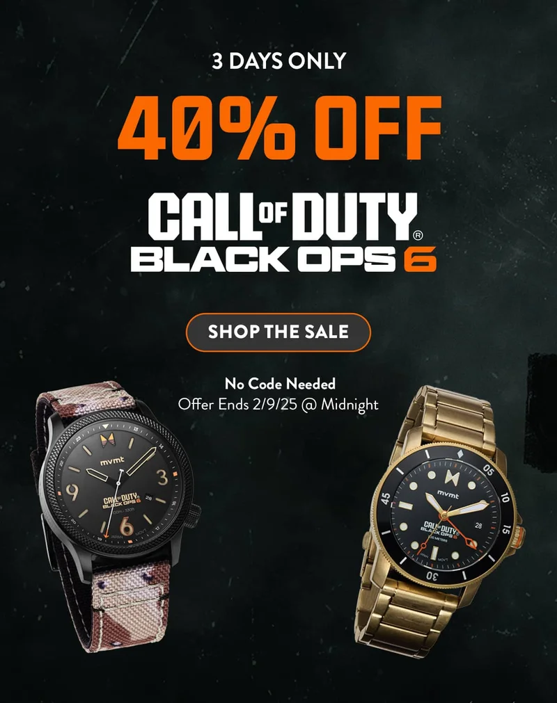 40% off Call of Duty Black Ops 6