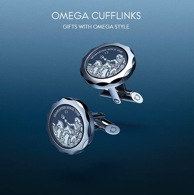 OMEGA CUFFLINKS - GIFTS WITH OMEGA STYLE