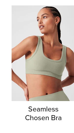 Seamless Chosen Bra - limestone