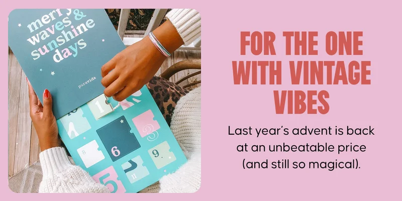For the one with vintage vibes: Last year’s advent is back at an unbeatable price (and still so magical).