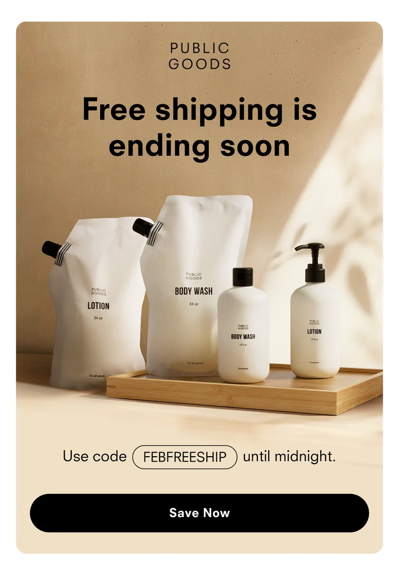This is your sign to restock. Use code FEBFREESHIP for free shipping.