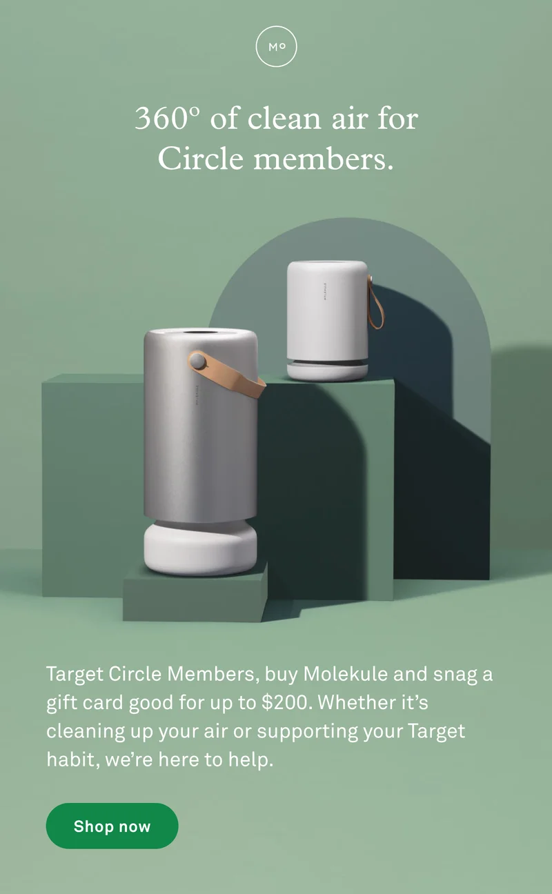 360 degrees of clean air for Target Circle members