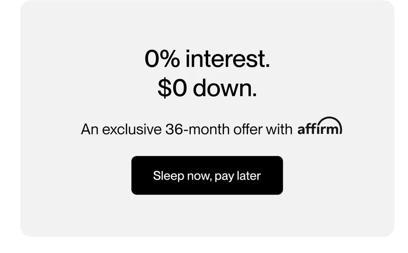 0% interest. $0 down.