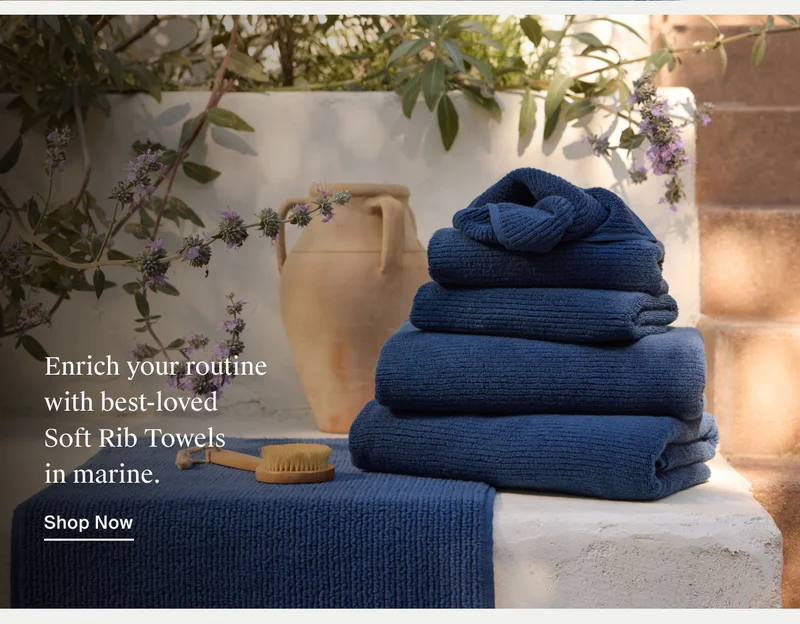 Marine Soft Rib Towels | Shop Now