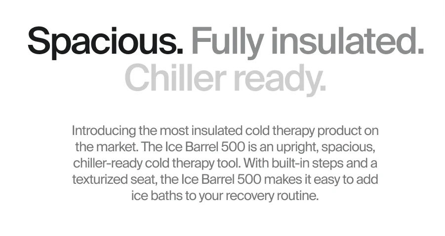 Introducing the most insulated cold therapy product on the market.