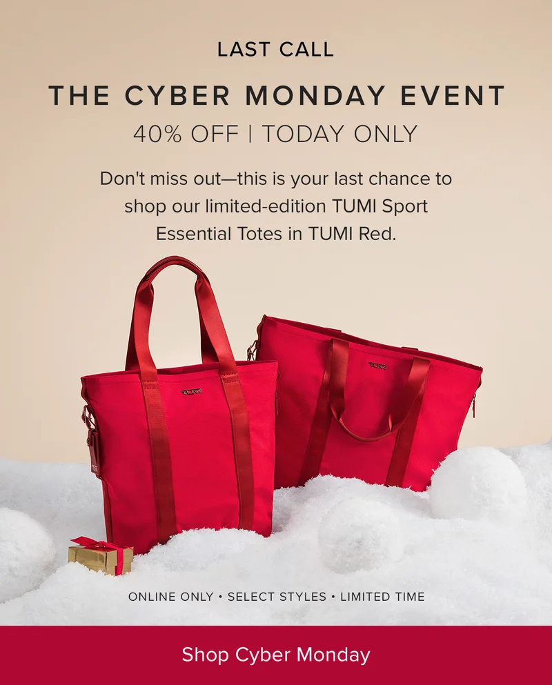 Last Call: The Cyber Monday Event ~ 40% Off Today Only.