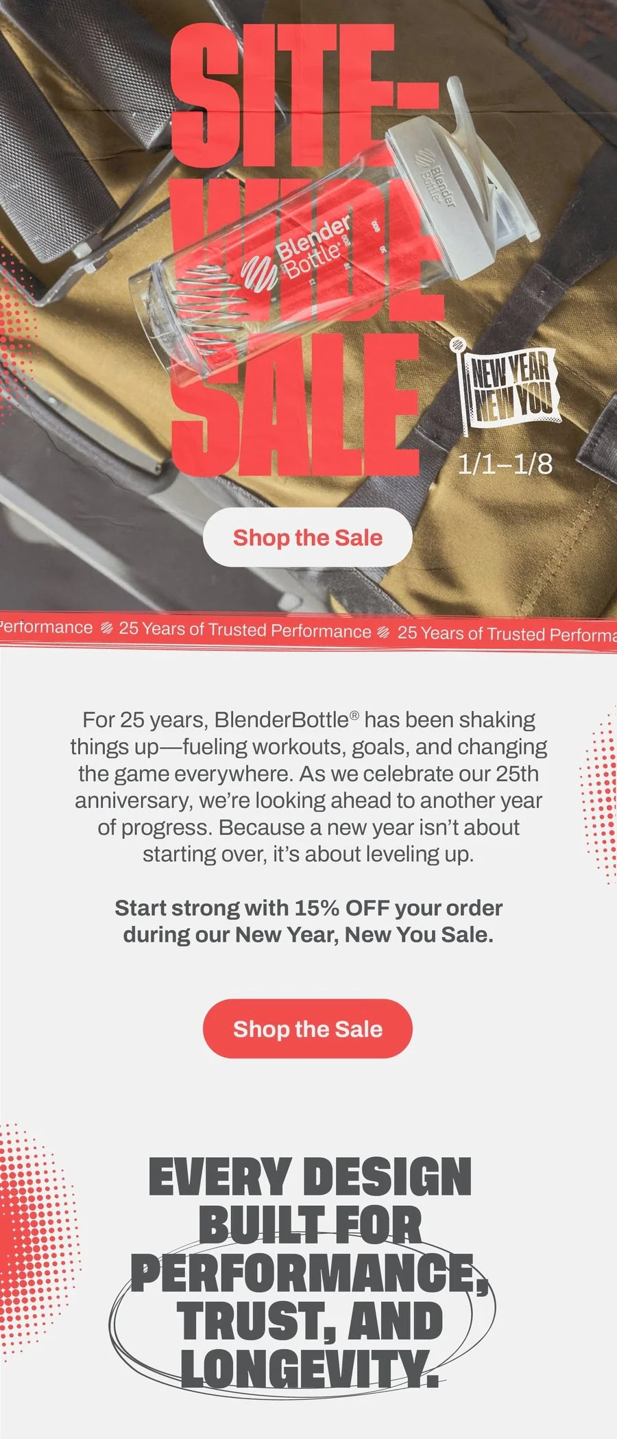 Shop the New Year, New You Sale, Get 15% Off