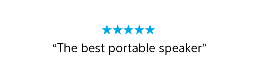 5 Stars | “The best portable speaker”