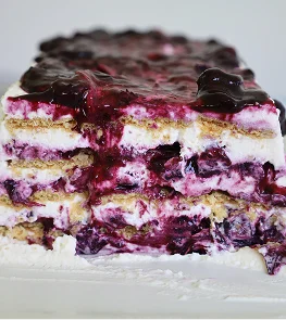 Salted Maple and Blueberry Icebox Cake