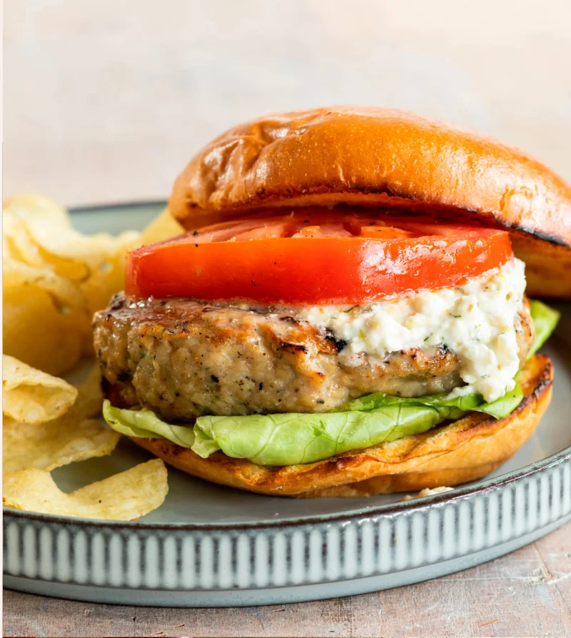 Greek Chicken Burgers