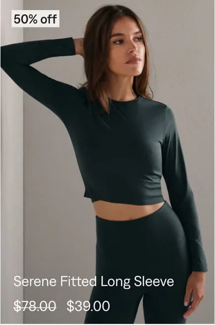 Serene Fitted Long Sleeve