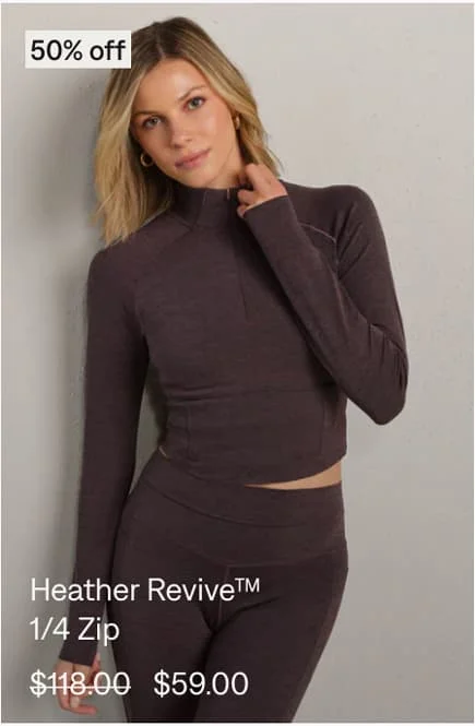 Heather Revive™ 1/4 Zip