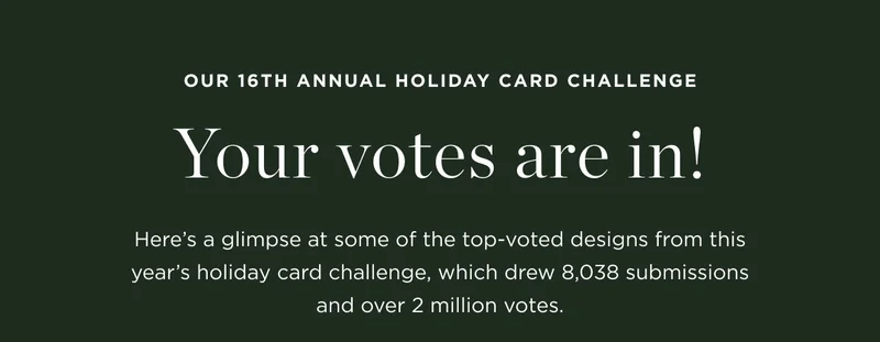 Our 16th Annual Holiday Card Challenge