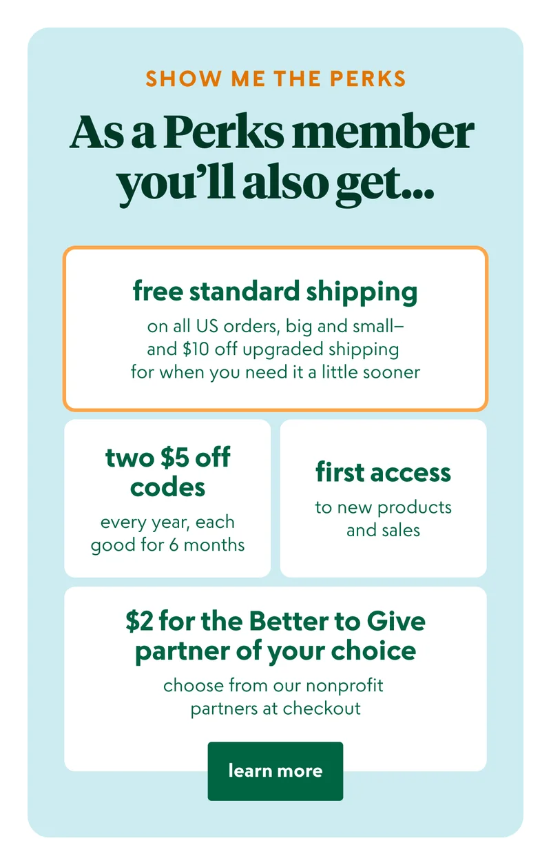 Learn more about Perks