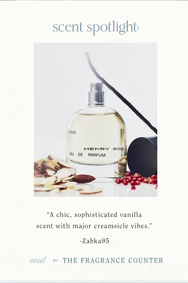 visit the fragrance counter