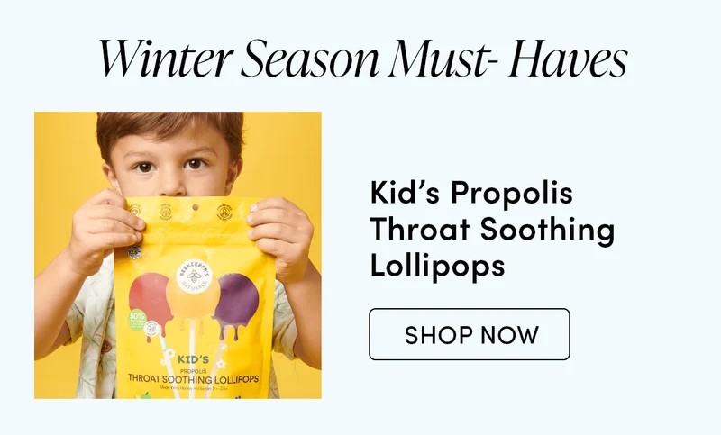 Kid's Propolis Throat Soothing Lollipops