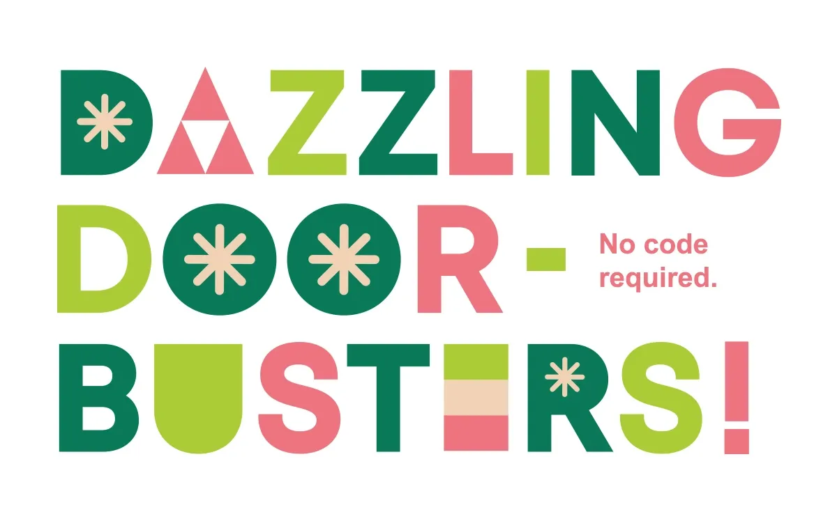 Dazzling door busters GIF