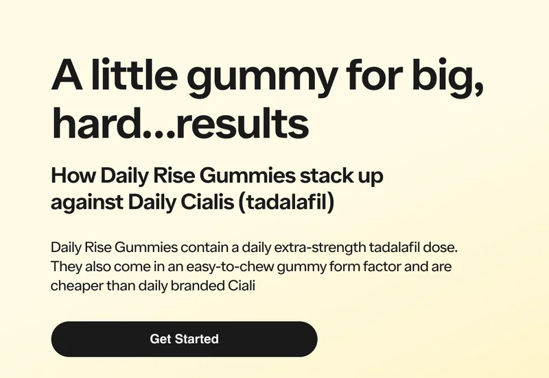 A little gummy for big, hard…results
