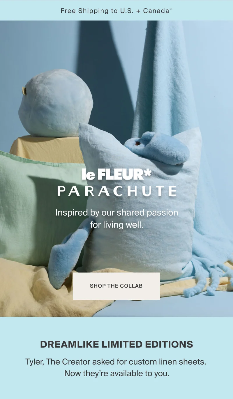 Le Fleur* Parachute Collaboration