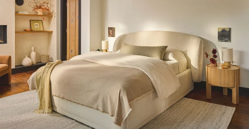 Clutter? What clutter: Shop bedroom storage.