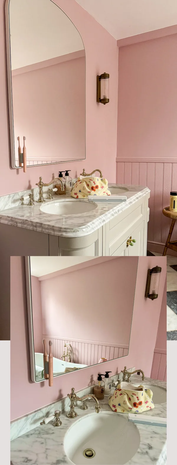 Decluttered bathroom