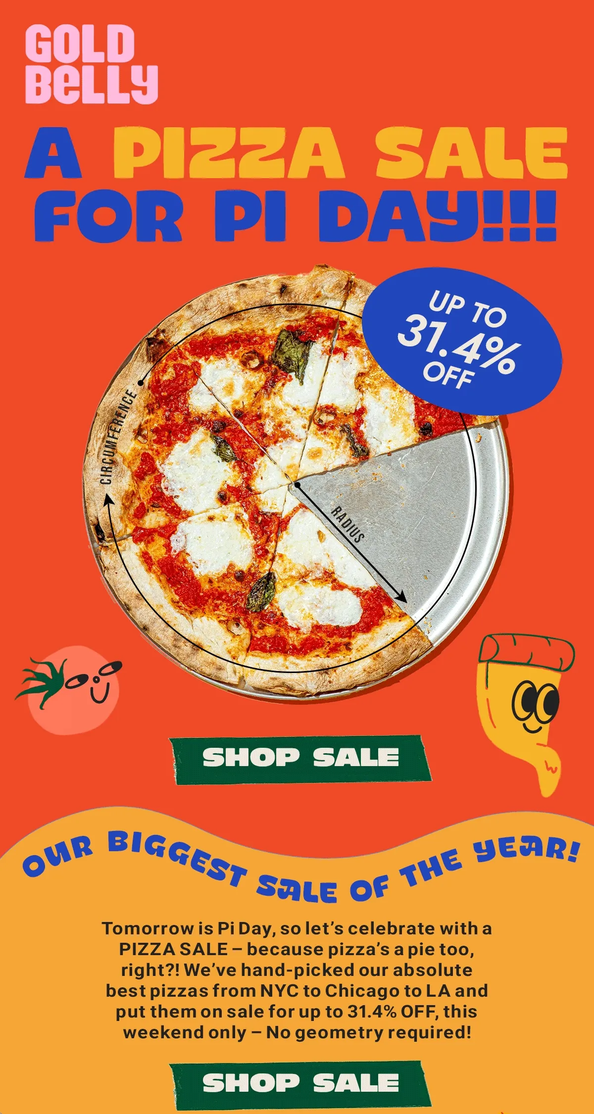 Pizza Sale for Pi Day Pizza Sale for Pi Day