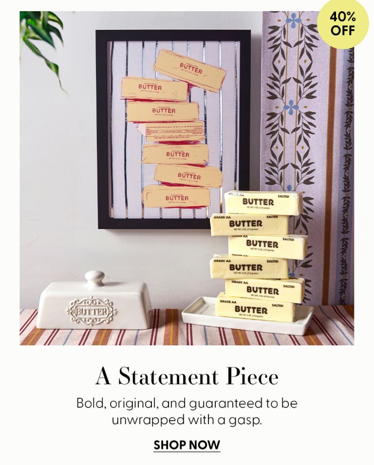 Butter Sticks - Limited Edition Foil Art Print