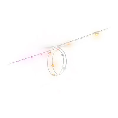 Festavia permanent outdoor lights 90 ft white string