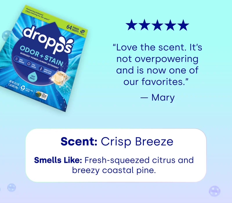 “Love the scent. It’s not overpowering and is now one of one our favorites.”  — Mary. Scent: Crisp Breeze. Smells Like: Fresh-squeezed citrus and breezy coastal pine.