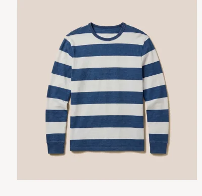 Long Sleeve Indigo Tee