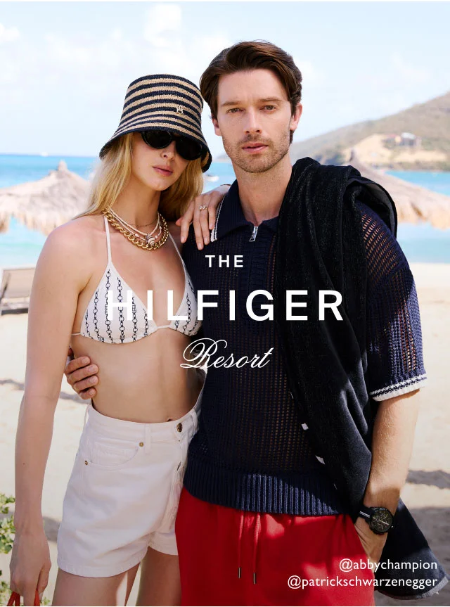 THE HILFIGER Resort                                            @abbychampion @patrickschwarzenegger